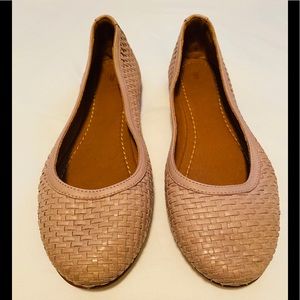 NWOT Frye Carson Woven Ballet Flats, size 11